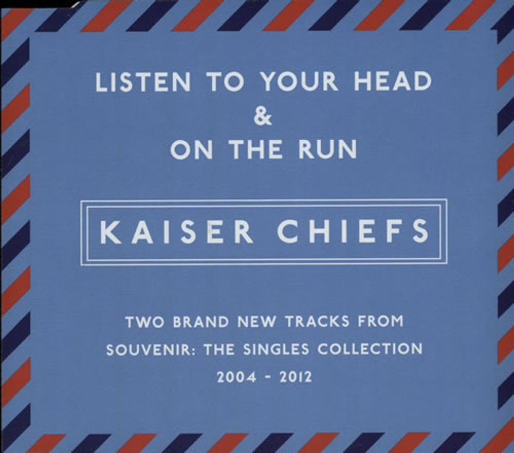Kaiser Chiefs Listen To Your Head / On The Run UK Promo CD single (CD5 / 5") BUN168CDP