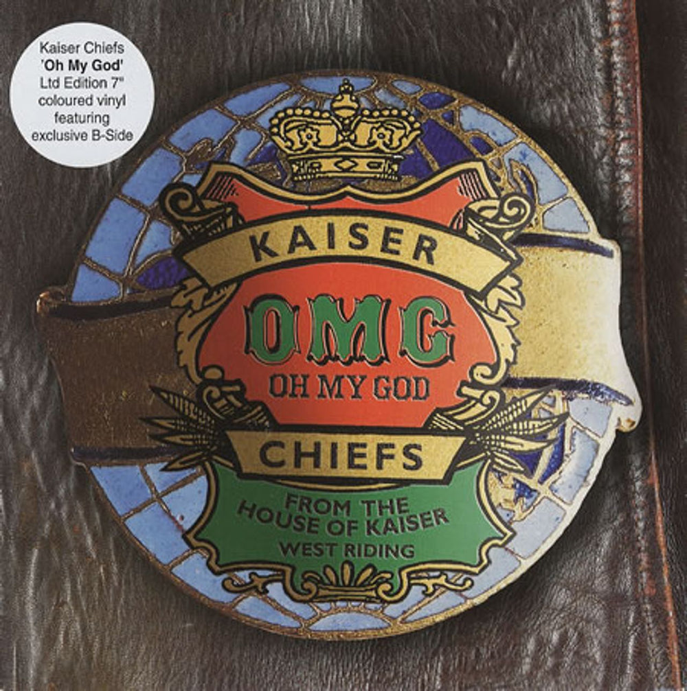 Kaiser Chiefs Oh My God - White Vinyl UK 7" vinyl single (7 inch record / 45) BUN0092-7