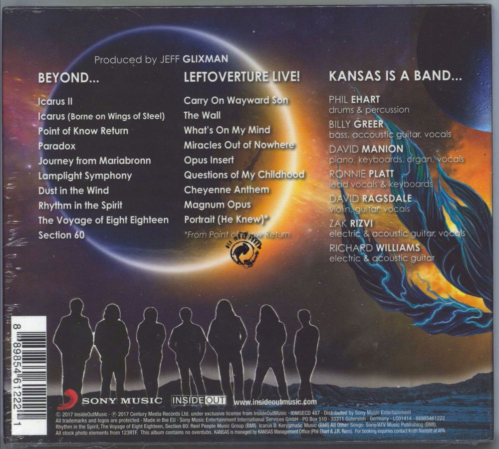 Kansas Leftoverture Live & Beyond - Sealed UK 2 CD album set (Double CD) 889854612221