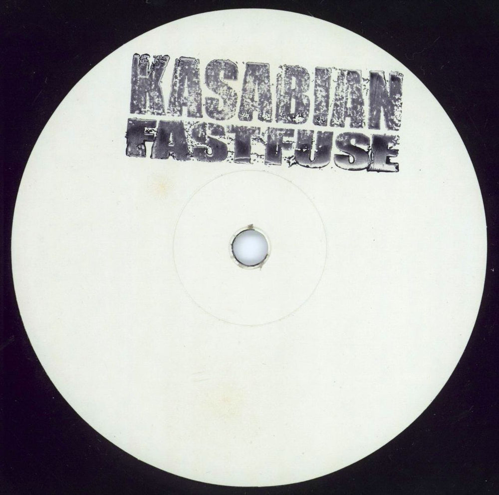 Kasabian Fast Fuse UK Promo 10" vinyl single (10 inch record) PARADISE51