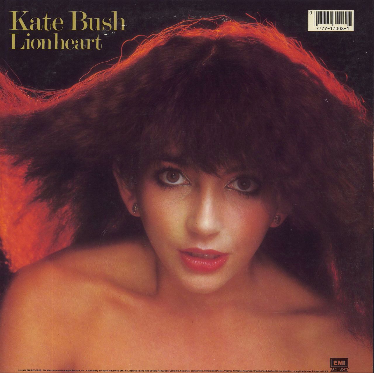 Kate Bush Lionheart US Vinyl LP — RareVinyl.com