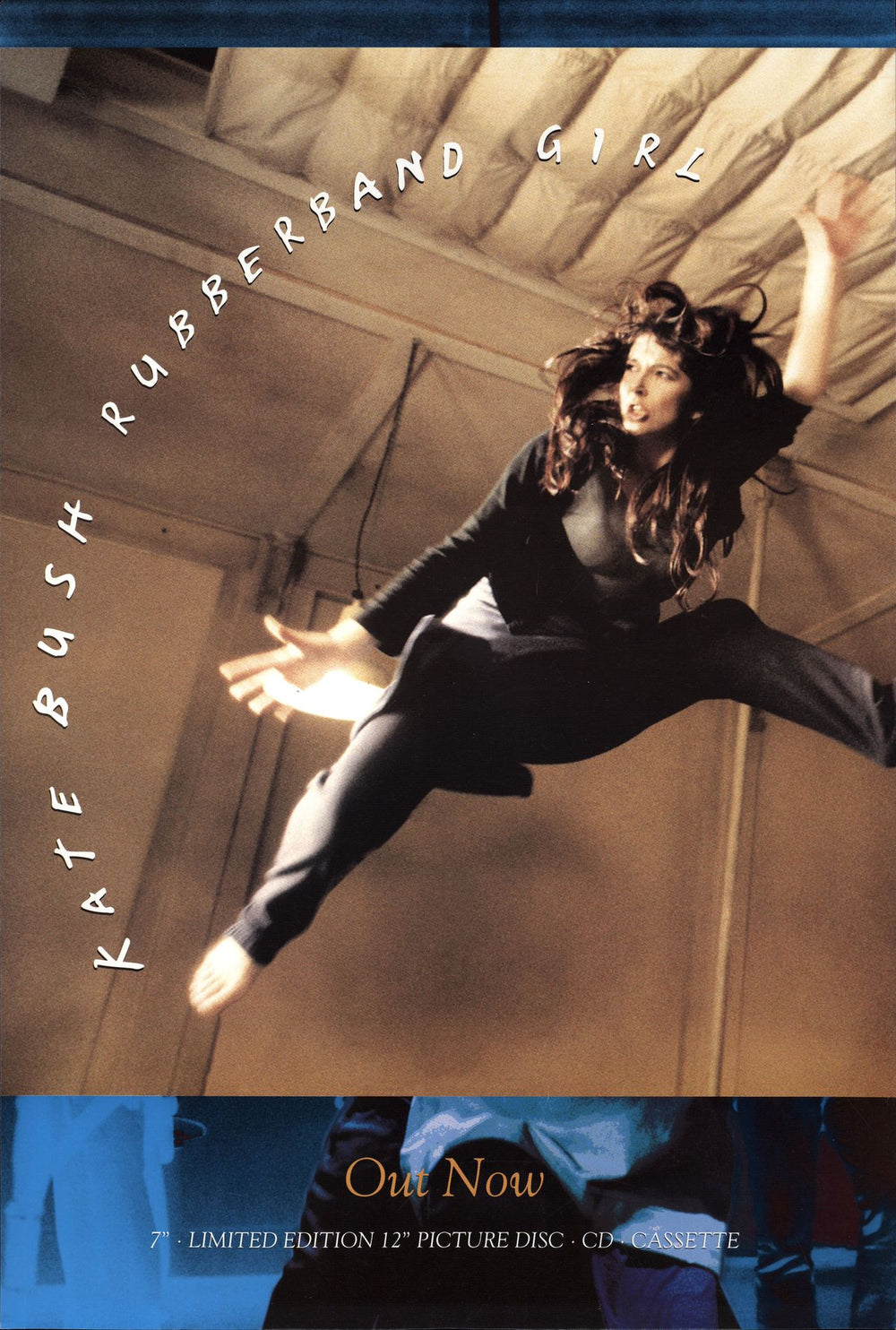 Kate Bush Rubberband Girl UK Promo poster 20 X 13