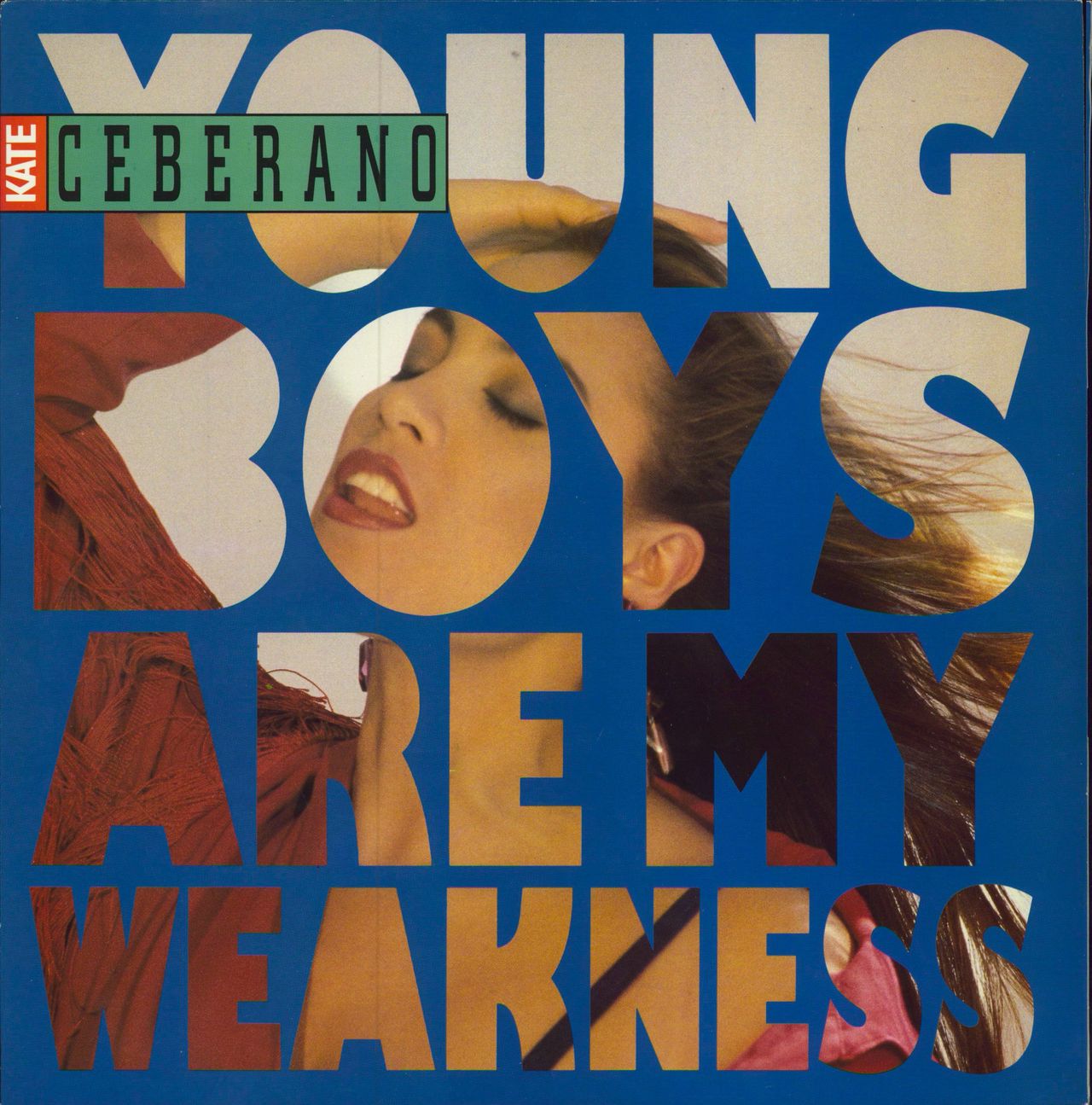 Kate Ceberano Young Boys Are My Weakness UK 12" vinyl single (12 inch record / Maxi-single) 886569-1
