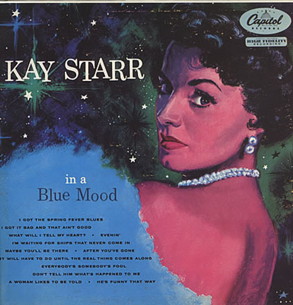 Kay Starr In A Blue Mood French vinyl LP album (LP record) EG2606101