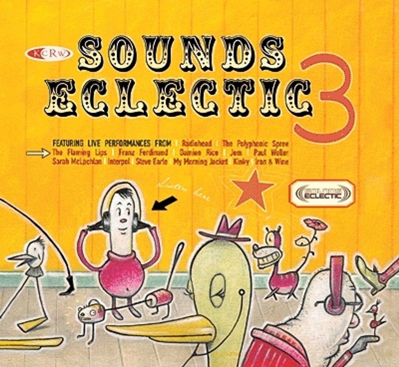 KCRW Sounds Eclectic 3 US Promo CD album (CDLP) PALMCD2136