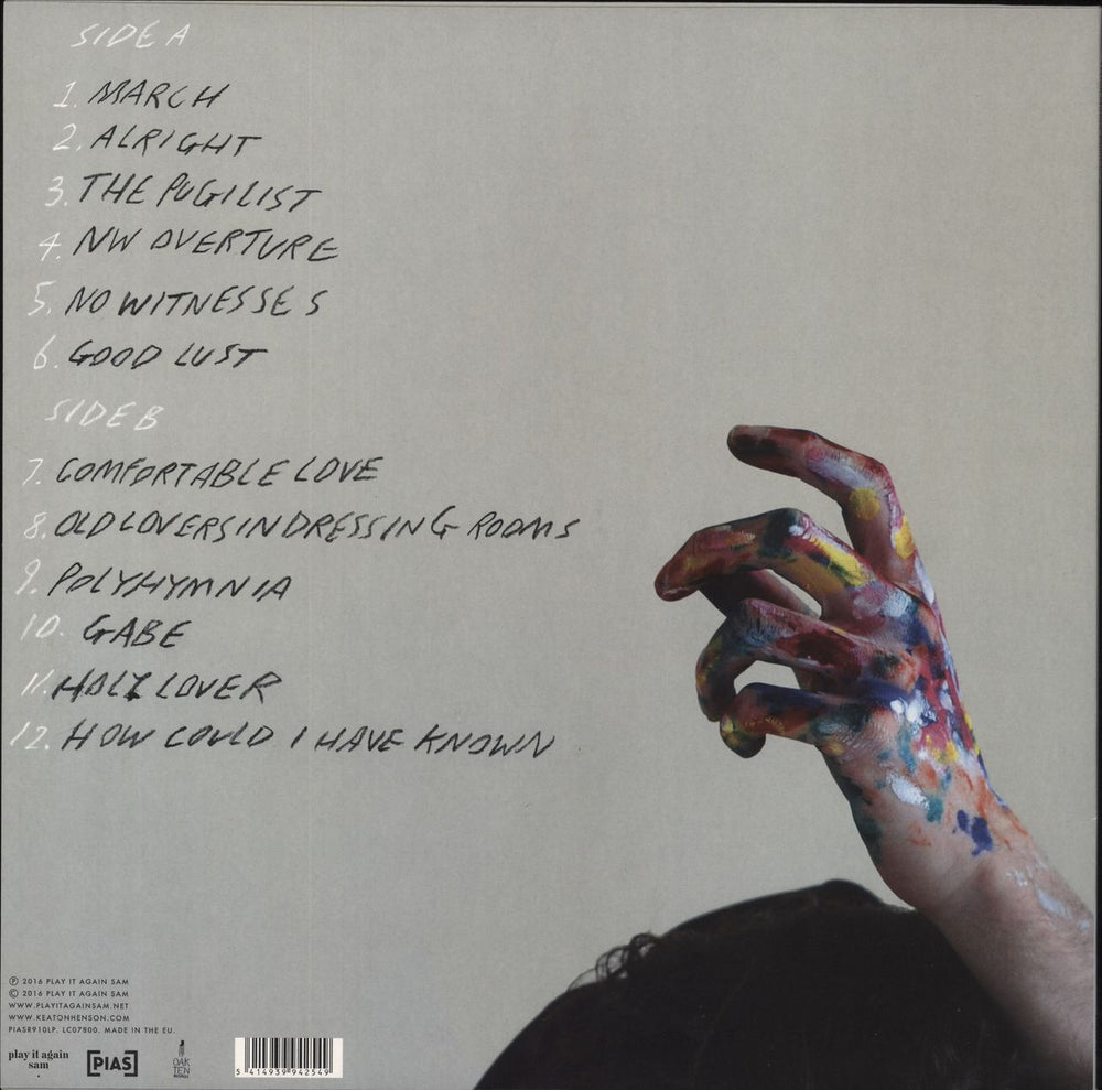 Keaton Henson Kindly Now UK vinyl LP album (LP record) 5414939942549