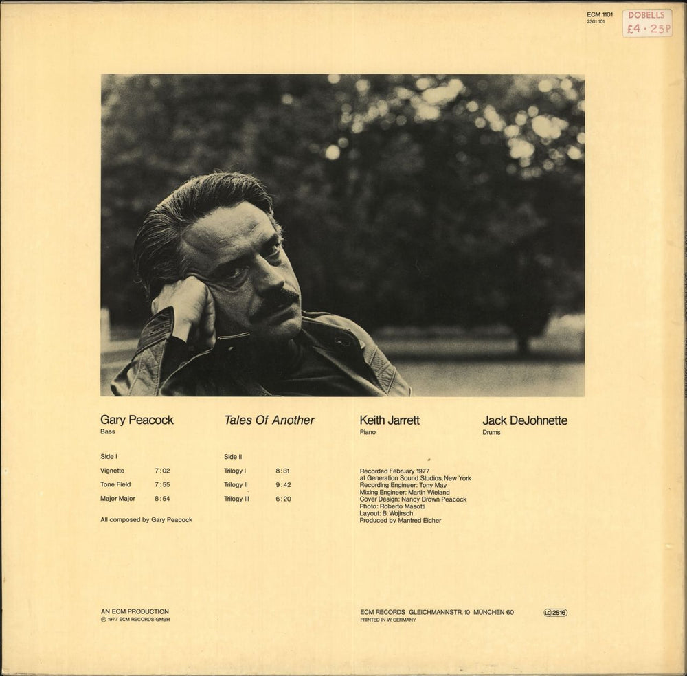 Keith Jarrett Tales Of Another German vinyl LP album (LP record)