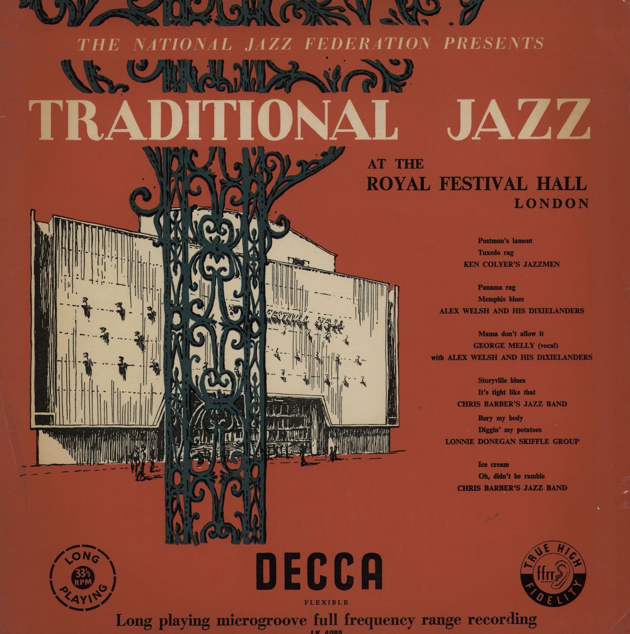 Ken Colyer The National Jazz Federation Presents: Traditional Jazz At ...