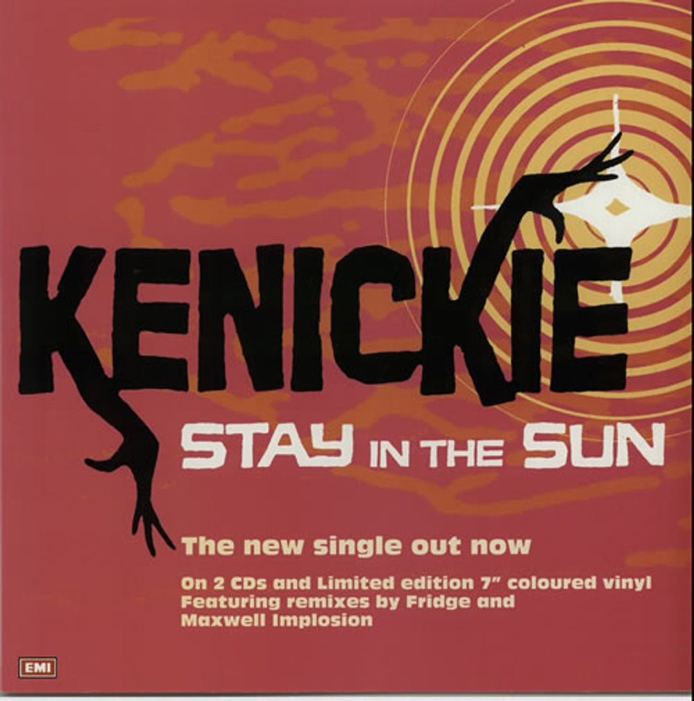 Kenickie Stay In The Sun UK Promo display PROMO DISPLAY