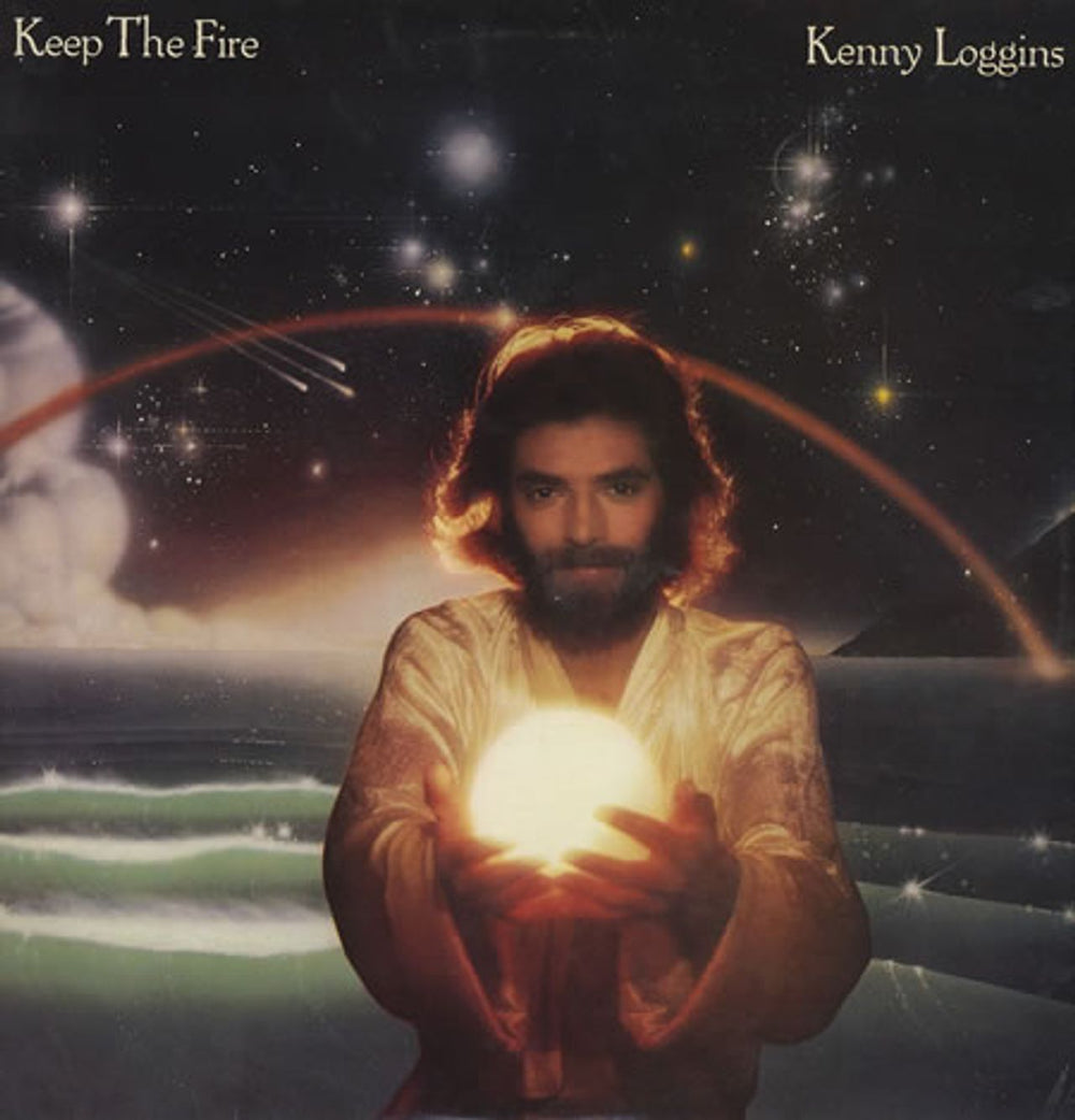 Kenny Loggins Keep The Fire UK vinyl LP album (LP record) 83869