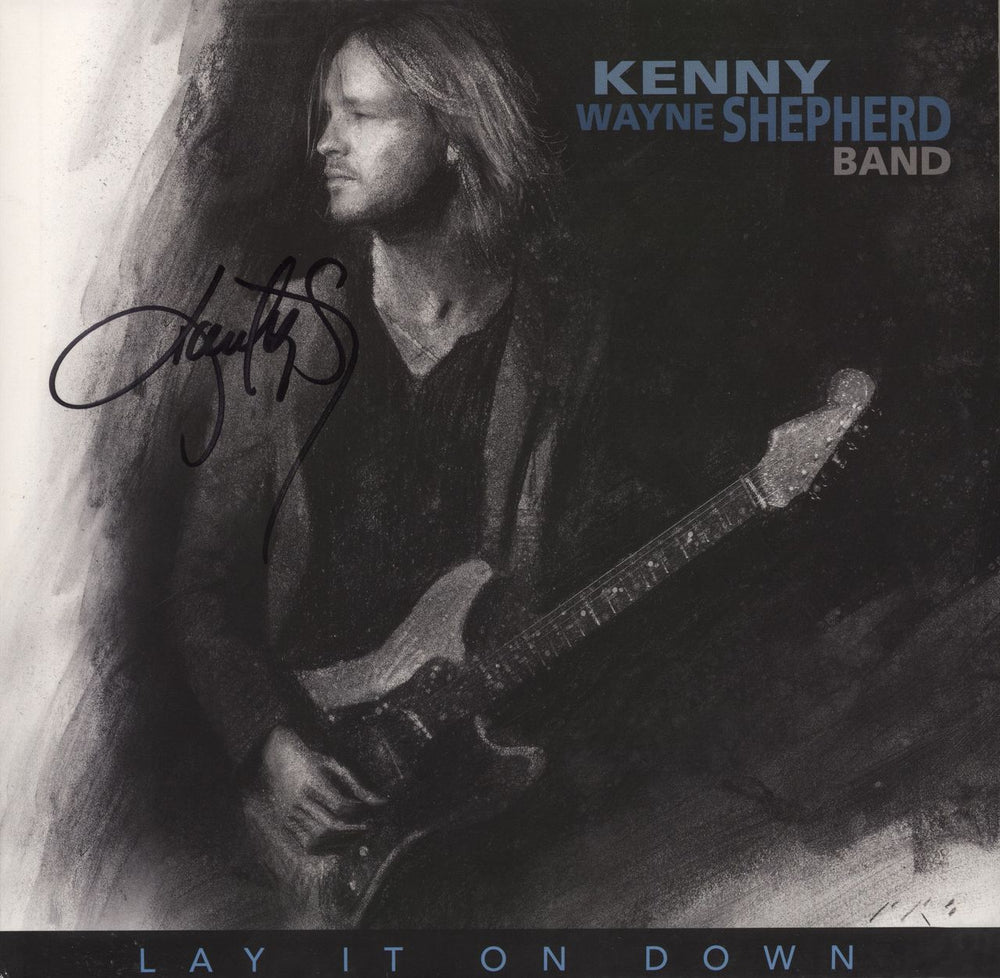 Kenny Wayne Shepherd Lay It On Down - Autographed UK vinyl LP album (LP record) PRD75251