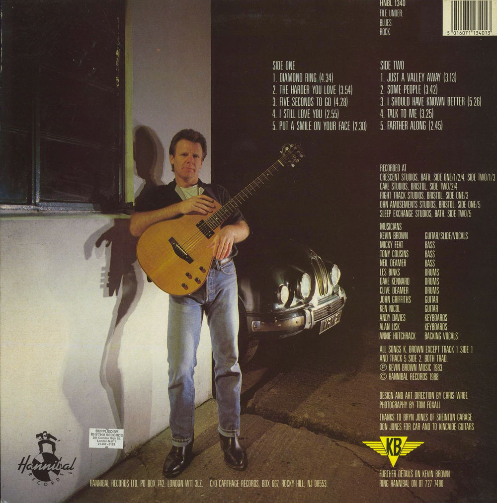 Kevin Brown Road Dreams UK vinyl LP album (LP record) 5016071134013