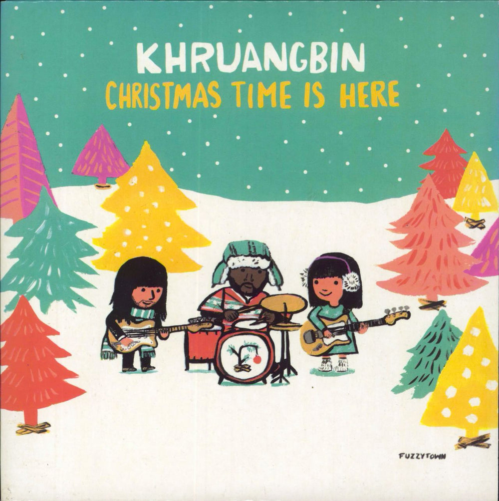 Khruangbin Christmas Time Is Here - Green Vinyl US 7" vinyl single (7 inch record / 45) ALN75001