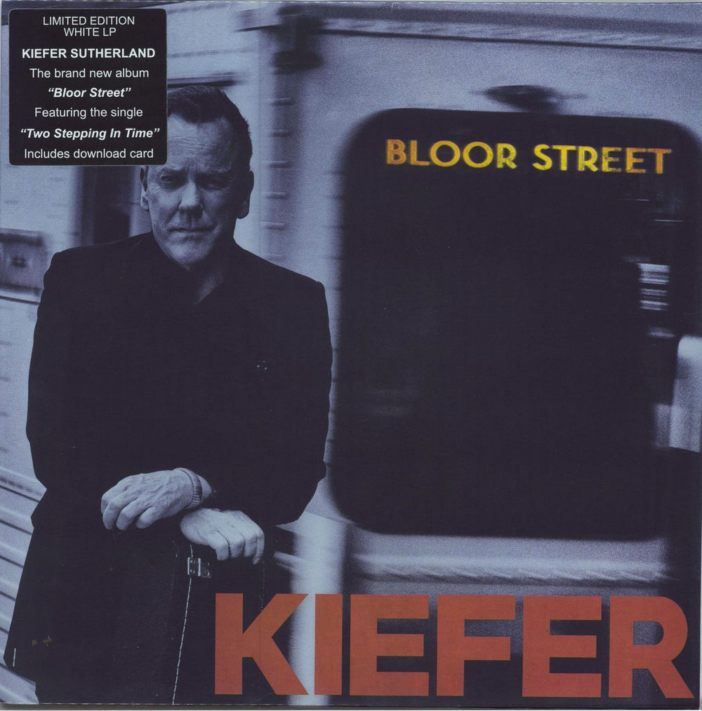 Kiefer Sutherland Bloor Street - White Vinyl - Sealed UK vinyl LP album (LP record) COOKLP810