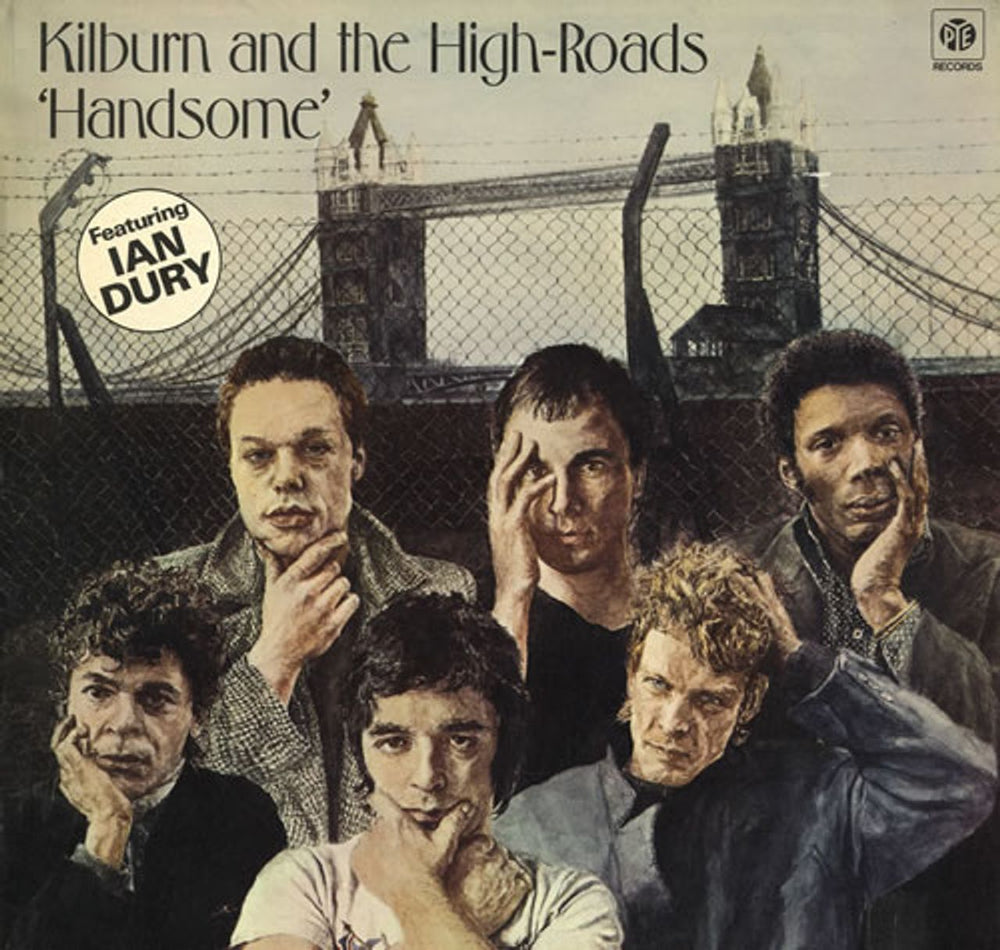 Kilburn & The High Roads Handsome - Red vinyl UK vinyl LP album (LP record) NSPL18541