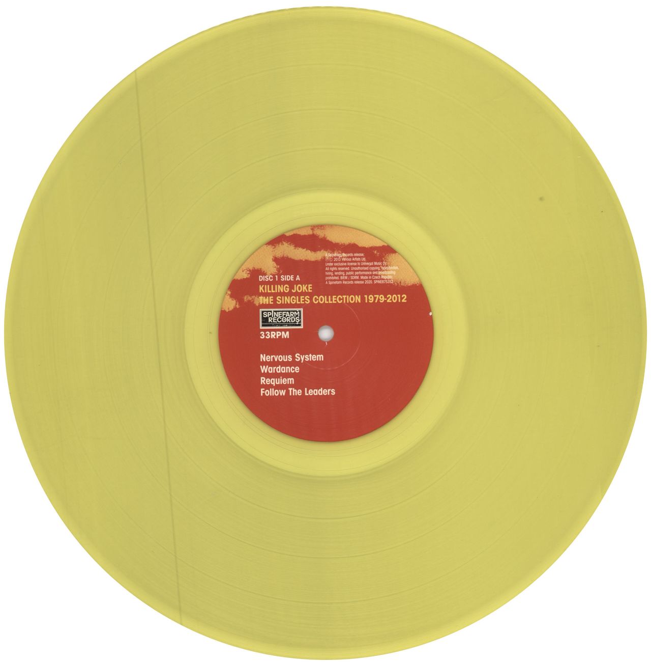 Killing Joke The Singles Collection: 1979 – 2012 - Coloured Vinyl UK 4-LP vinyl album record set