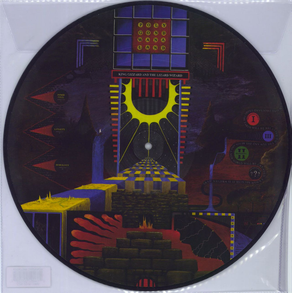King Gizzard And The Lizard Wizard Polygondwanaland US picture disc LP (vinyl picture disc album) 814867027281