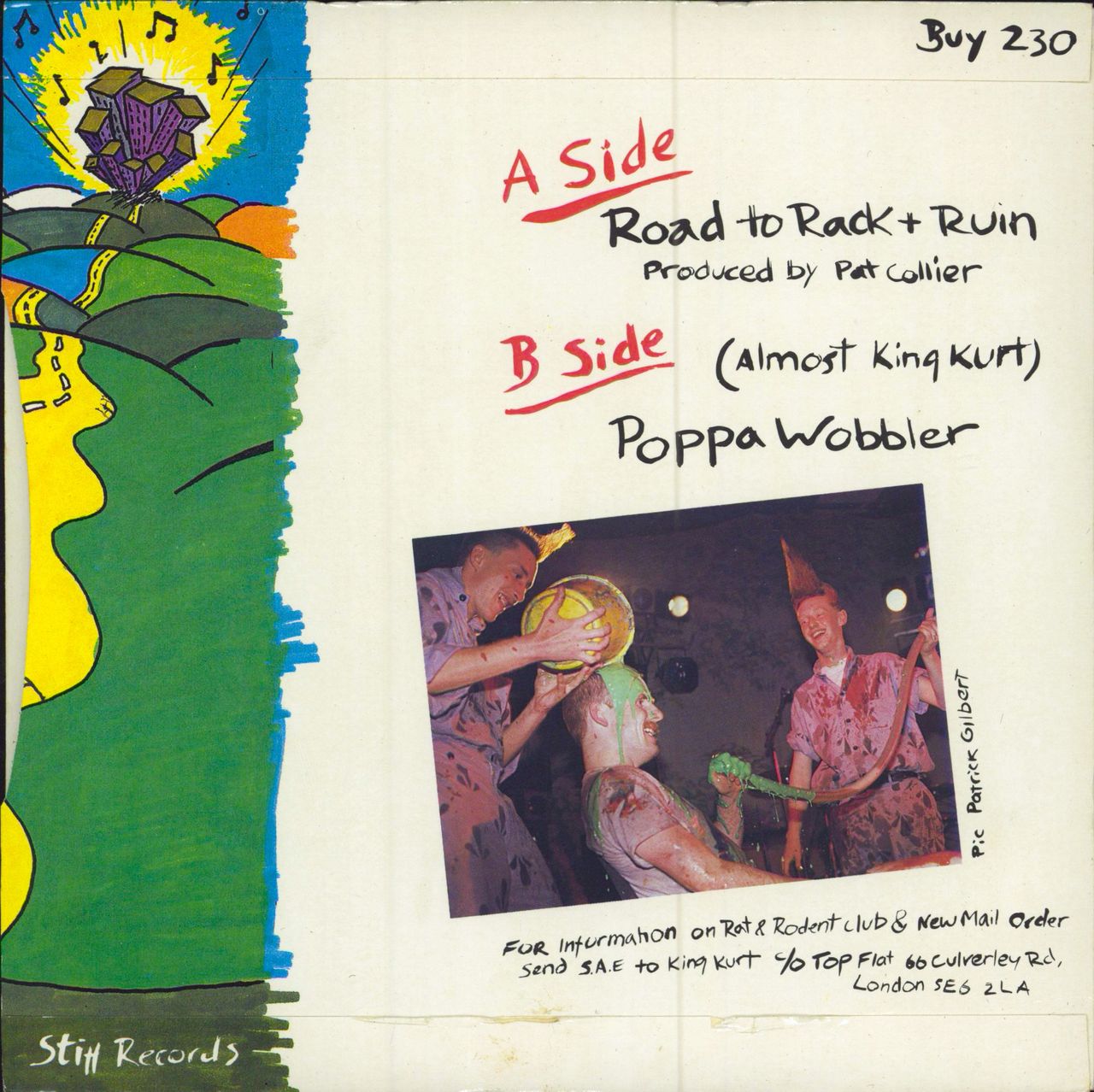 King Kurt Road to Rack And Ruin UK 7" vinyl single (7 inch record / 45)