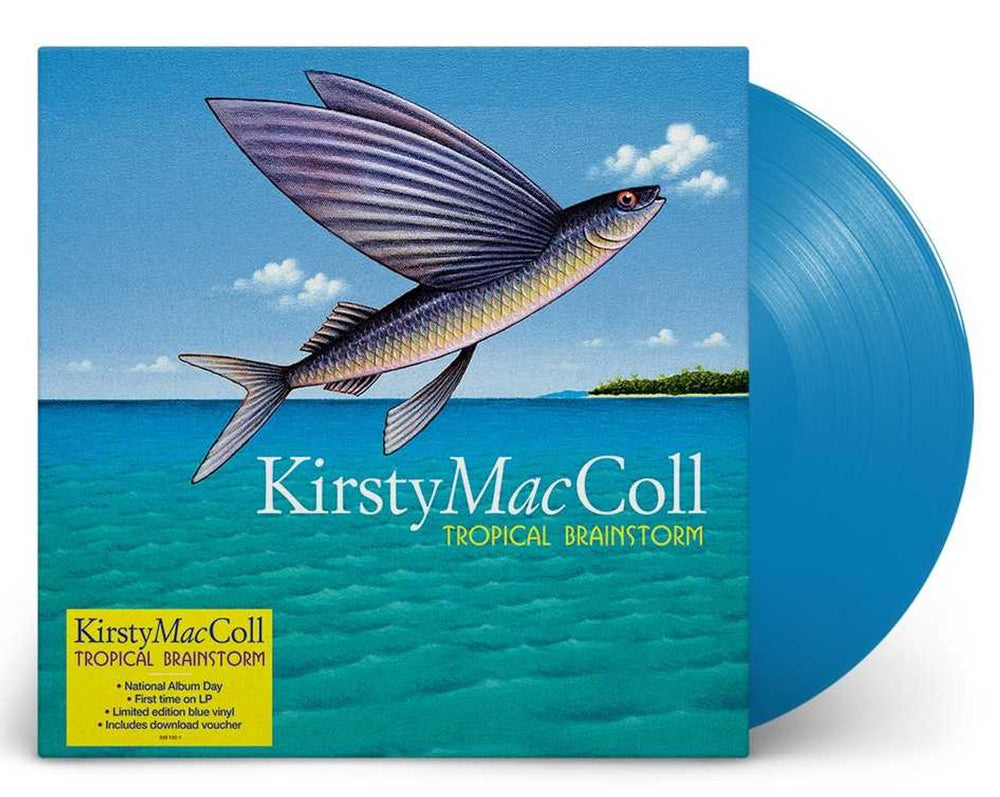 Kirsty MacColl Tropical Brainstorm - NAD2021 - 180g Blue Vinyl - Sealed UK vinyl LP album (LP record) KIRLPTR777130