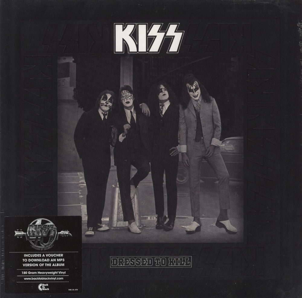 Kiss Dressed To Kill - 180 Gram UK vinyl LP album (LP record) 602537727889