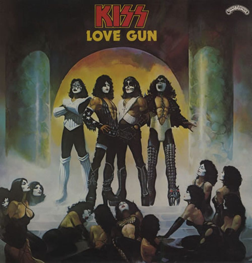 Kiss Love Gun UK vinyl LP album (LP record) CALH2017