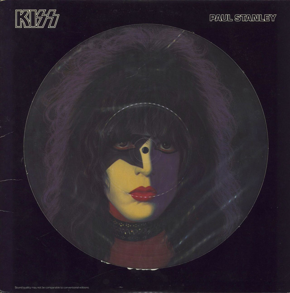 Kiss Paul Stanley US picture disc LP (vinyl picture disc album) NBPIX7123