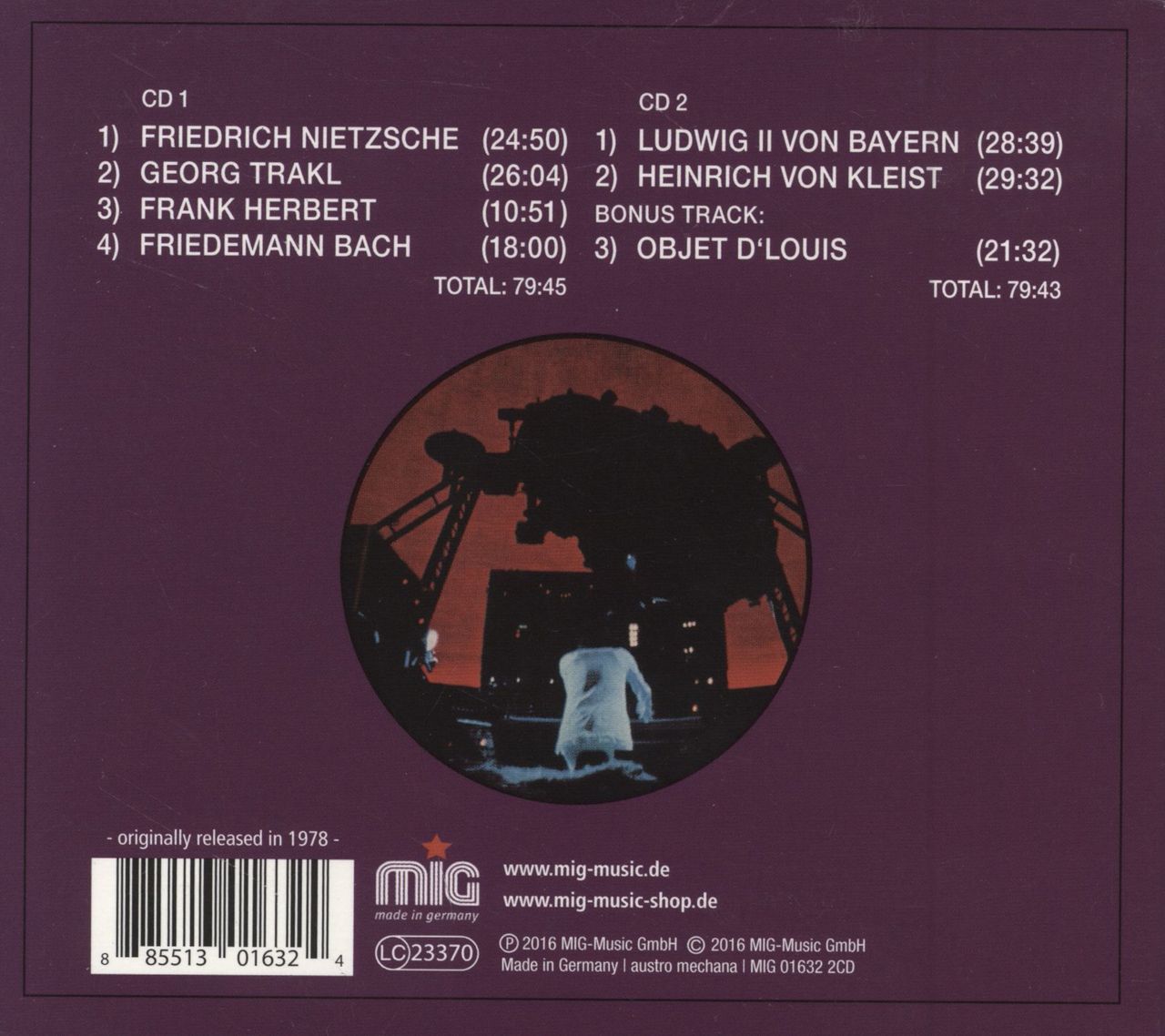 Klaus Schulze X German 2 CD album set (Double CD) 885513016324