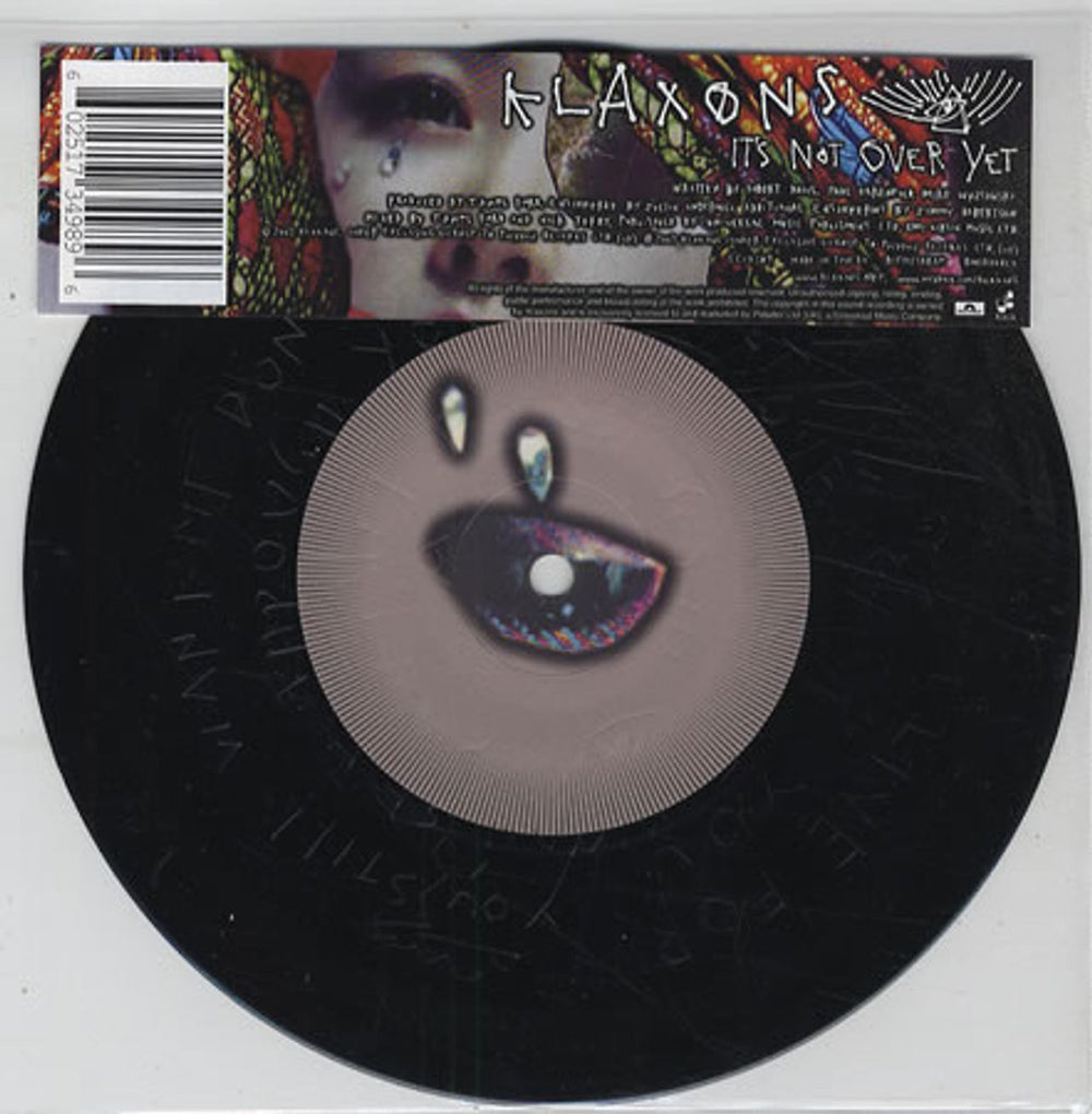 Klaxons It's Not Over Yet UK 7" vinyl single (7 inch record / 45) RINSE004SX