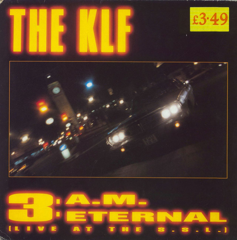 KLF 3 A.M. Eternal (Live At The S.S.L.) UK 12" vinyl single (12 inch record / Maxi-single) KLF005X