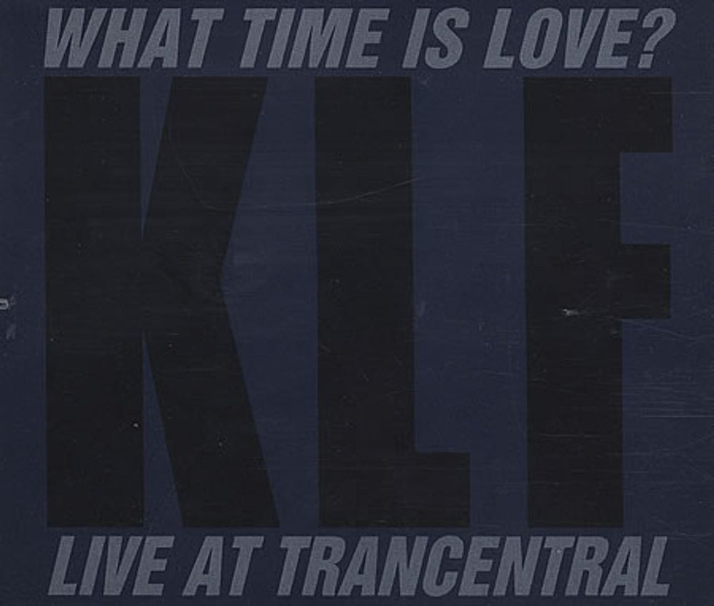 KLF What Time Is Love? UK CD single (CD5 / 5") KLF004CD