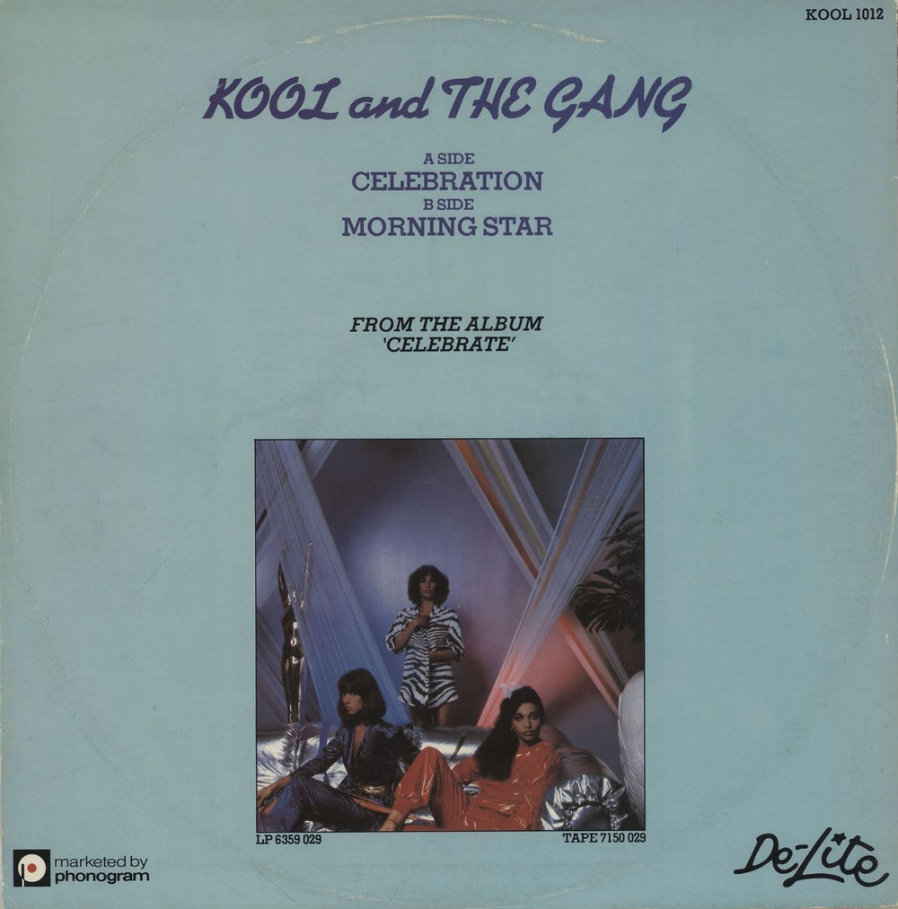 Kool & The Gang Celebration - P/s UK 12" vinyl single (12 inch record / Maxi-single)