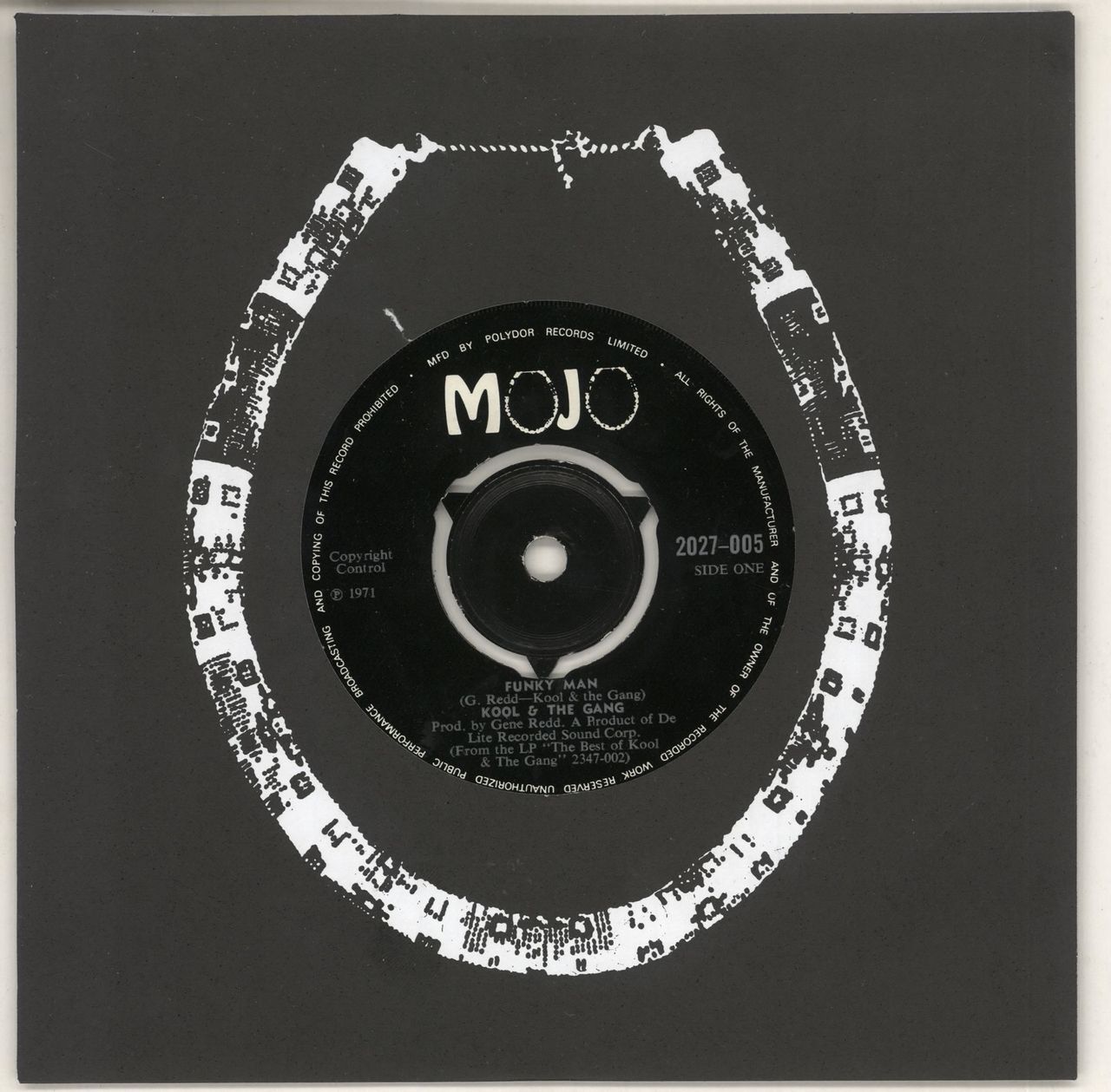 Kool & The Gang Funky Man - 3pr UK 7" vinyl single (7 inch record / 45) 2027-005