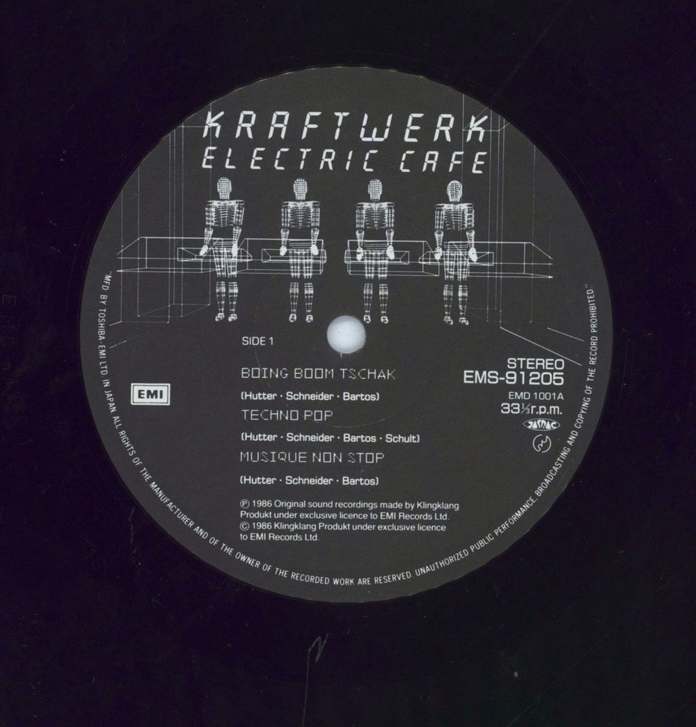 Kraftwerk Electric Cafe + obi Japanese vinyl LP album (LP record) 4988006607897