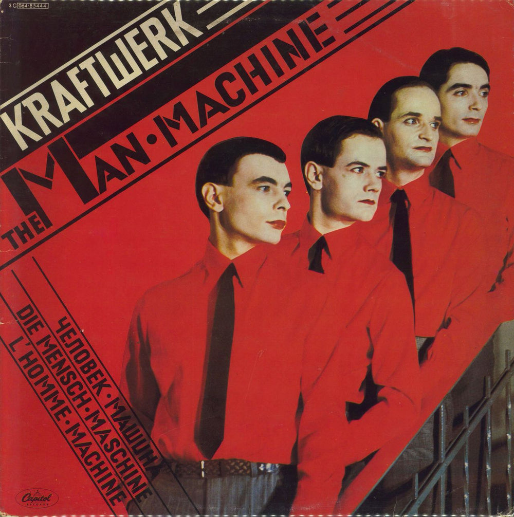 Kraftwerk The Man Machine Italian vinyl LP album (LP record) 3C064-85444