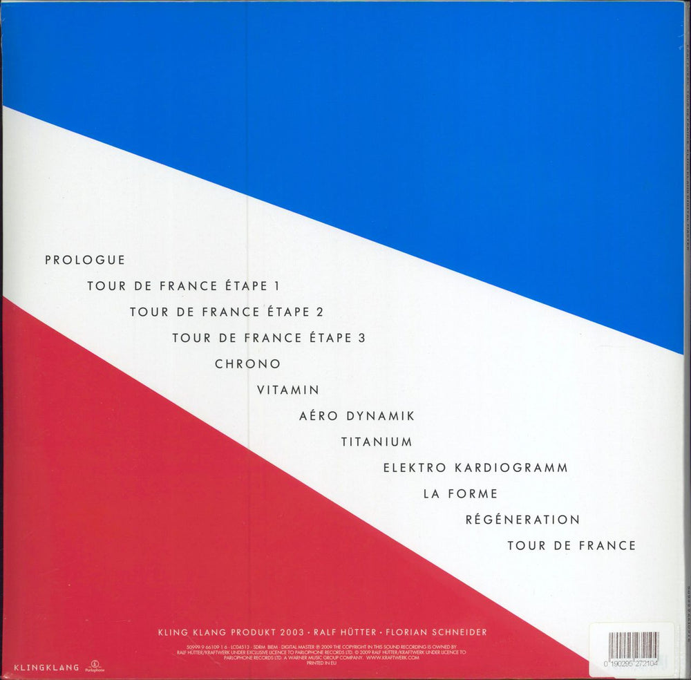 Kraftwerk Tour De France - Coloured Vinyl - Sealed German 2-LP vinyl record set (Double LP Album) 190295272104