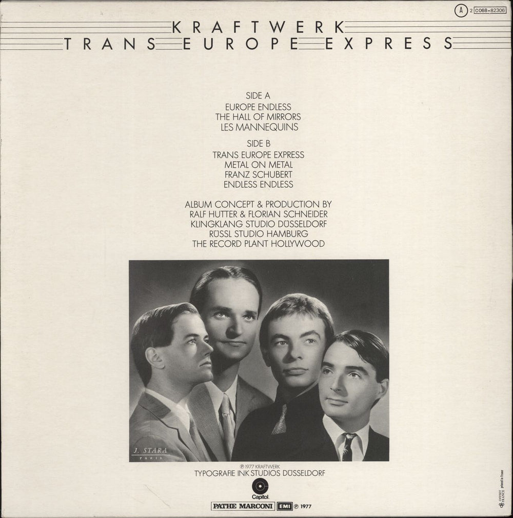 Kraftwerk Trans Europe Express - EX French vinyl LP album (LP record)