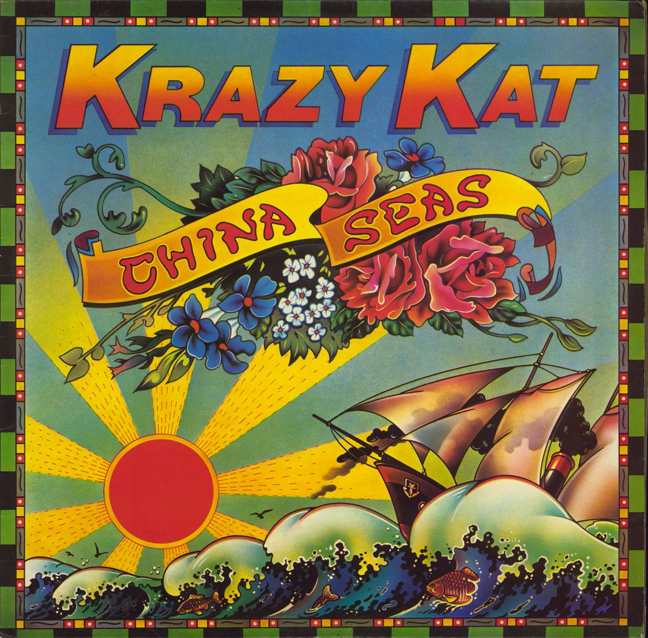 Krazy Kat China Seas UK vinyl LP album (LP record) TOPC5004
