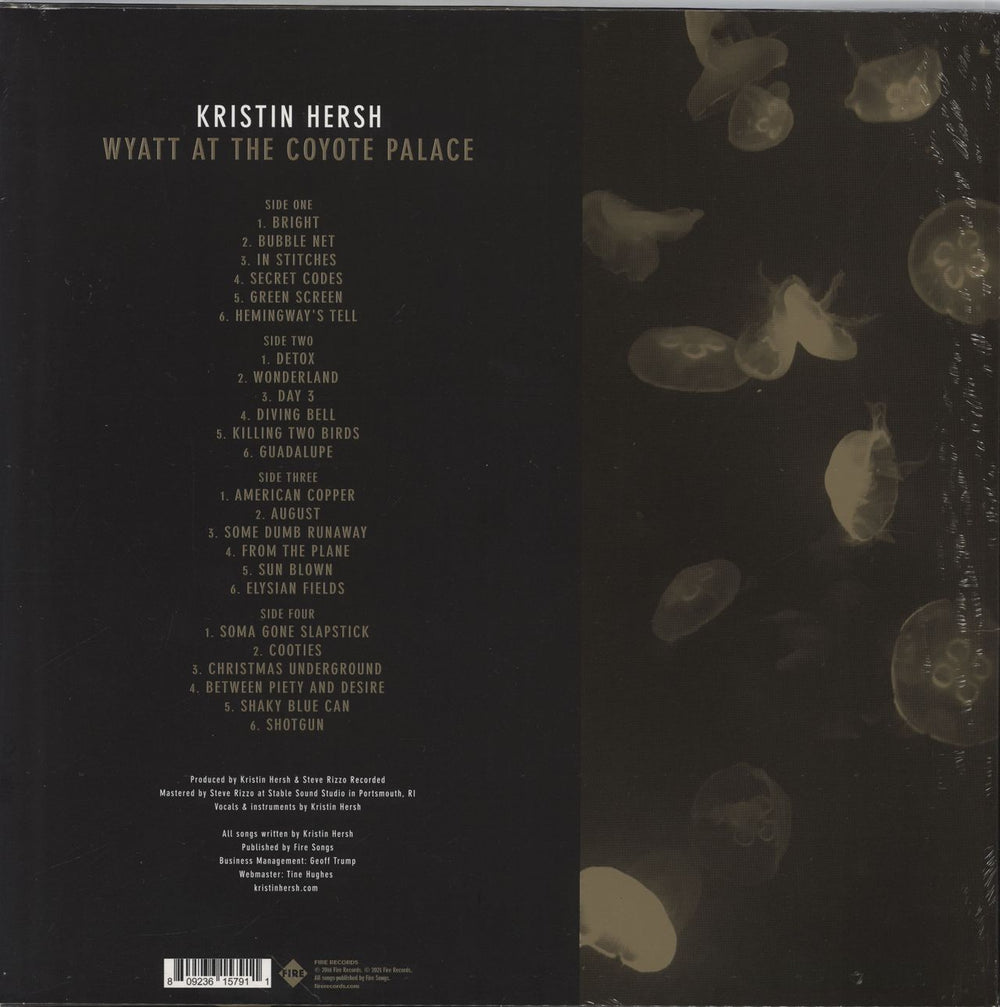 Kristin Hersh Wyatt At The Coyote Palace - RSD 2021 - Gold Vinyl - Sealed UK 2-LP vinyl record set (Double LP Album) 809236157911