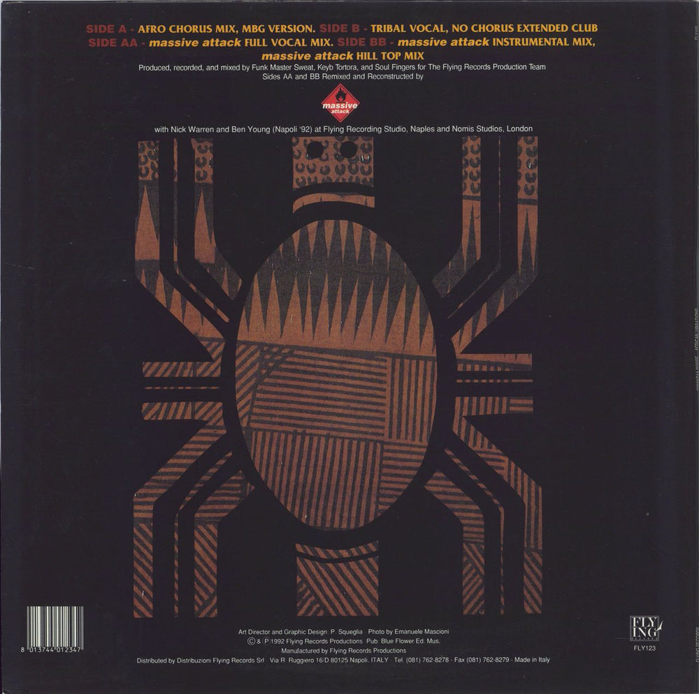 Kwanzaa Posse African Vibrations Italian 12" vinyl single (12 inch record / Maxi-single) 8013744012347