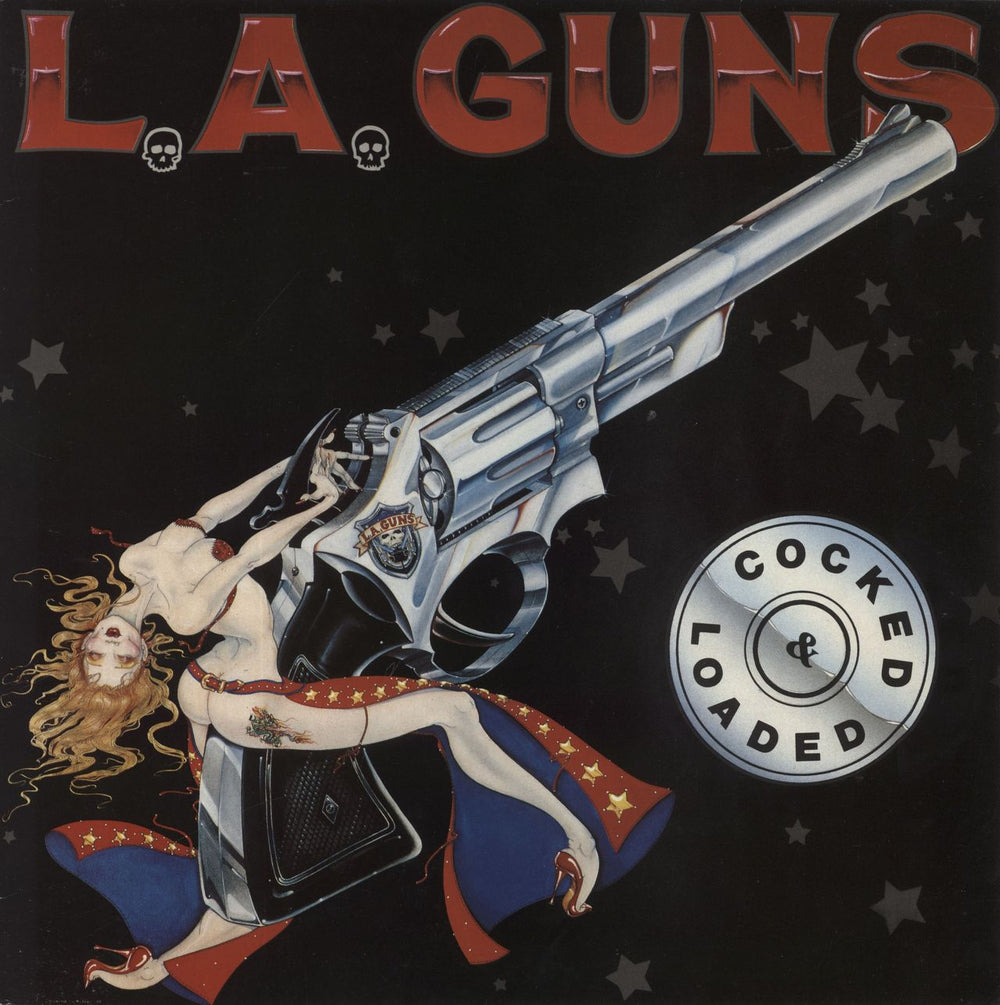L.A. Guns Cocked & Loaded UK vinyl LP album (LP record) 838592-1