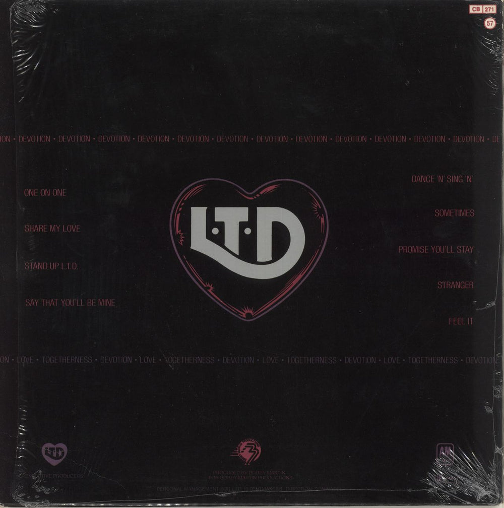 L.T.D. Devotion German vinyl LP album (LP record)