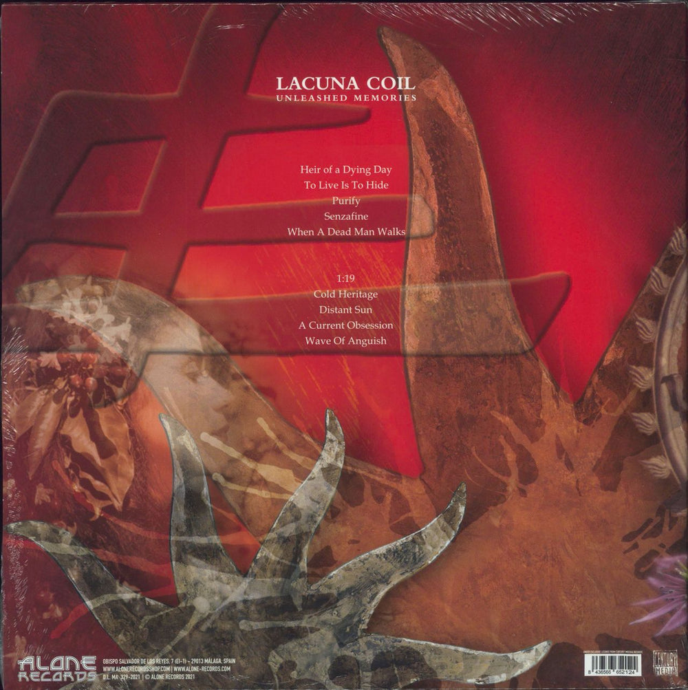 Lacuna Coil Unleashed Memories - Black Vinyl - Sealed Spanish vinyl LP album (LP record) 8436566652124