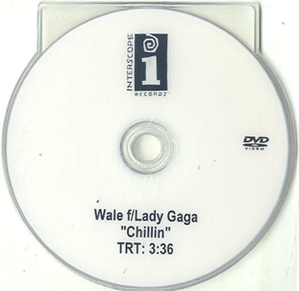 Lady Gaga Chillin US Promo promo DVD-R DVD-R