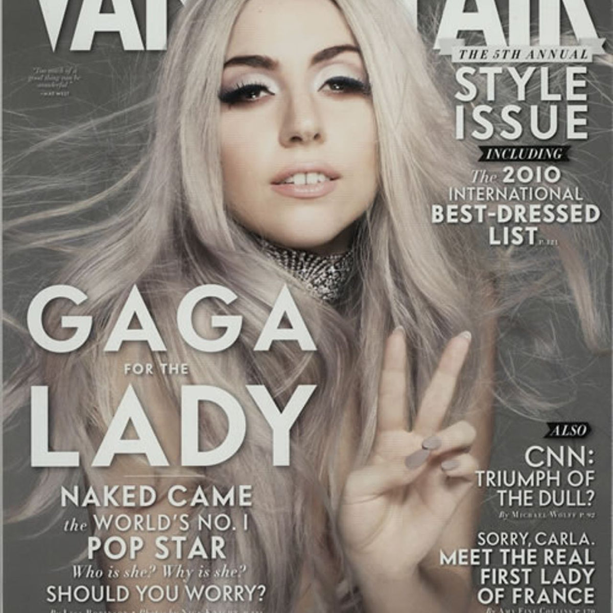 Uitstekend Prestige Londen Lady Gaga Quantity of Six Gossip & Lifestyle Magazines UK Magazine —  RareVinyl.com