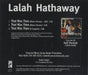 Lalah Hathaway That Was Then US Promo CD-R acetate CDR ACETATE