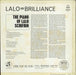 Lalo Schifrin Lalo = Brilliance (The Piano Of Lalo Schifrin) UK vinyl LP album (LP record)