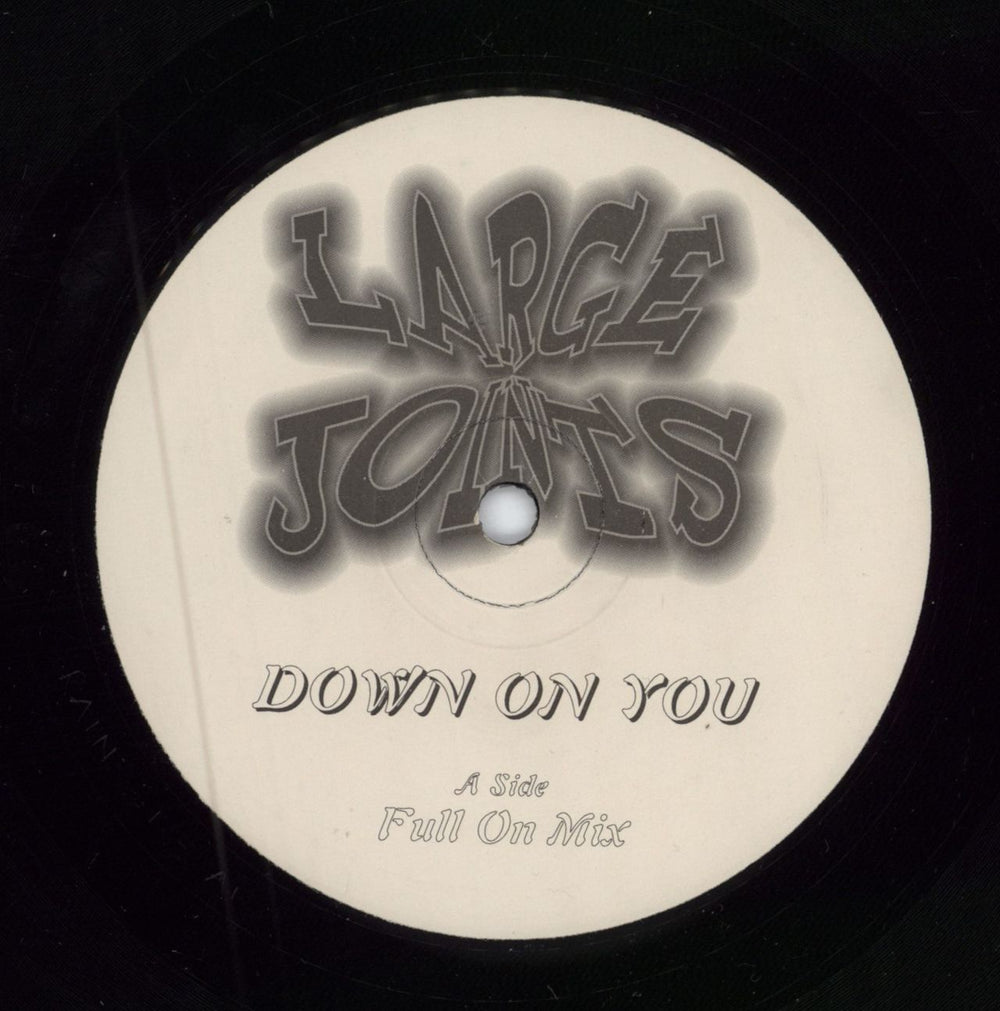 Large Joints Down On You UK 12" vinyl single (12 inch record / Maxi-single) RAIN1