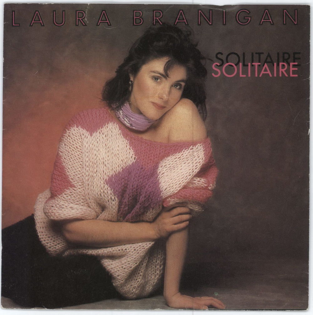 Laura Branigan Solitaire UK 7" vinyl single (7 inch record / 45) A9856