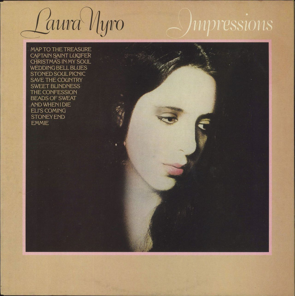 Laura Nyro Impressions UK vinyl LP album (LP record) CBS31864