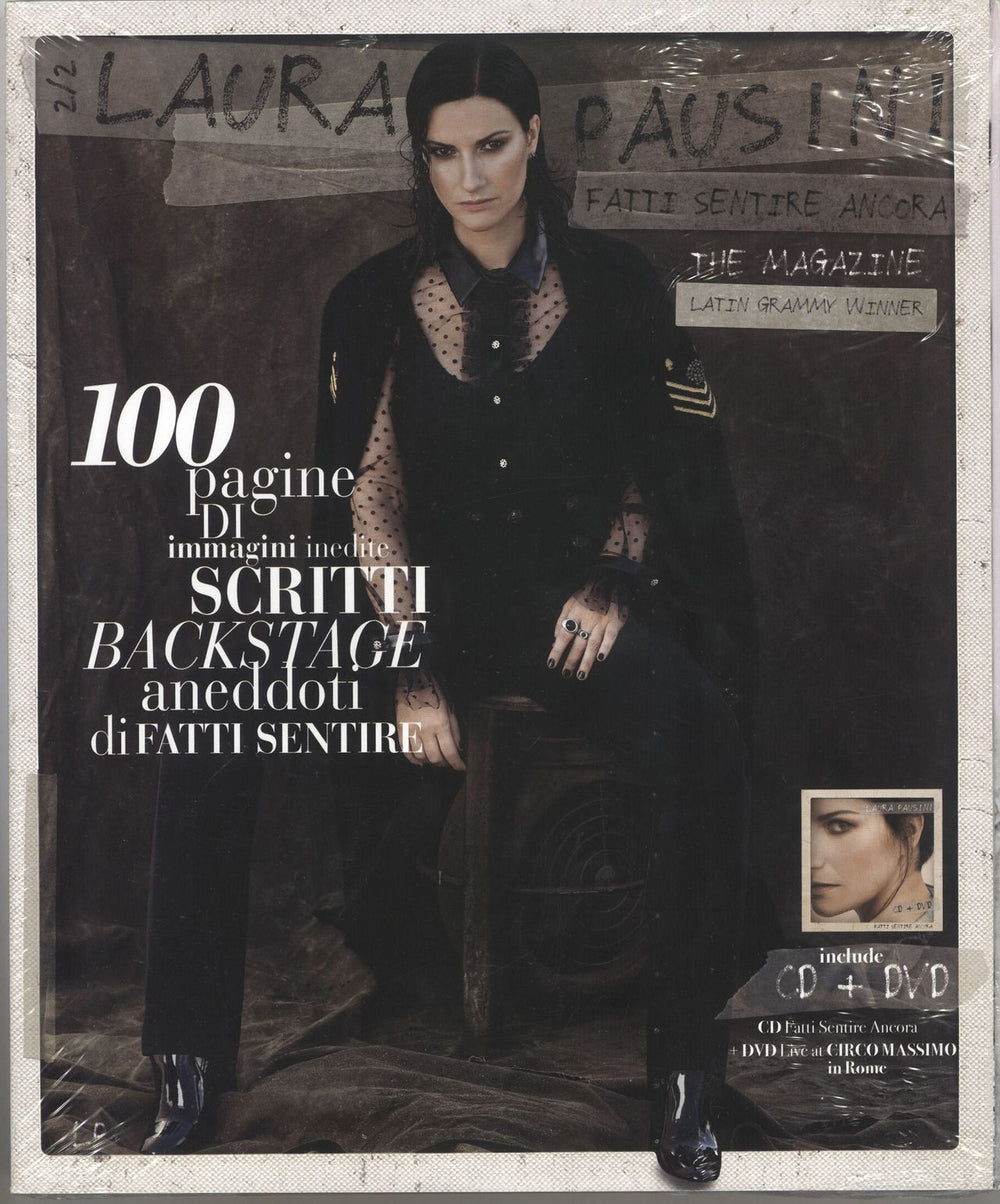 Laura Pausini Fatti Sentire Ancora + Magazine Italian 2-disc CD/DVD set 5054197033599